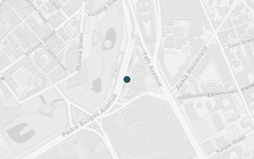 Map of The nightclubs of Ermita today