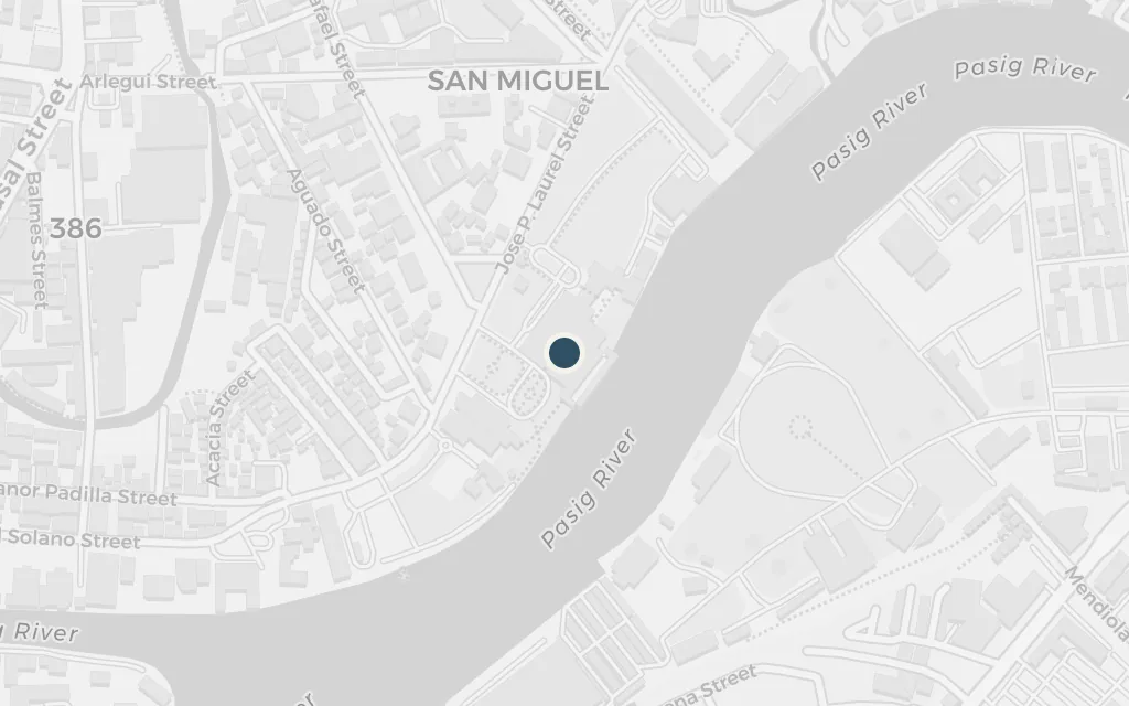 Map of Malacanang Palace today