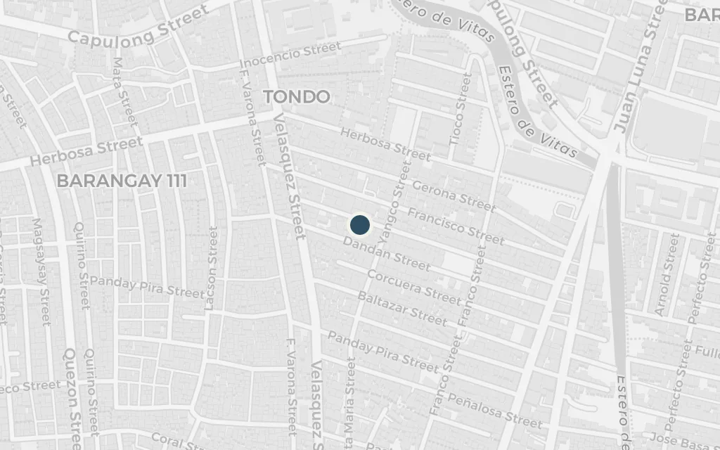 Map of Tondo today