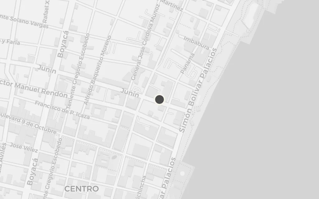 Map of Guayaquil (the market) today