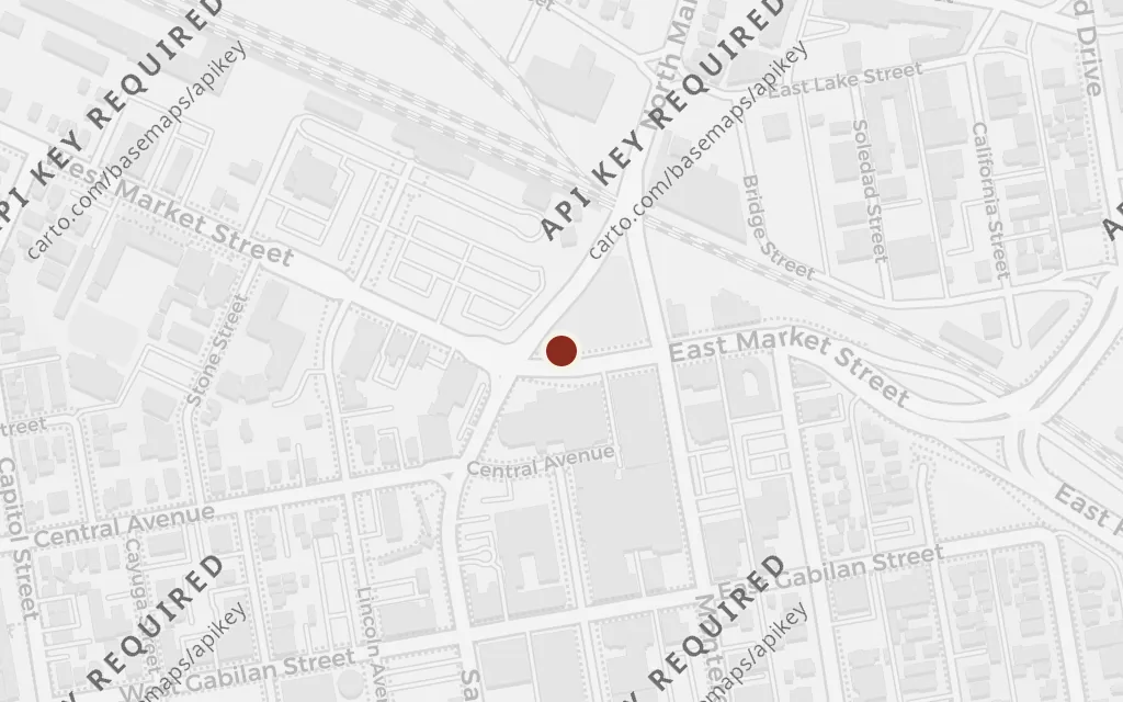 Map of The town of Salinas today