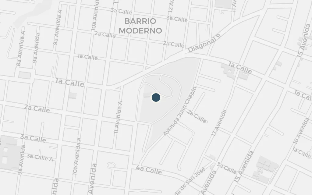 Map of The edge of the city, Cerro del Carmen today