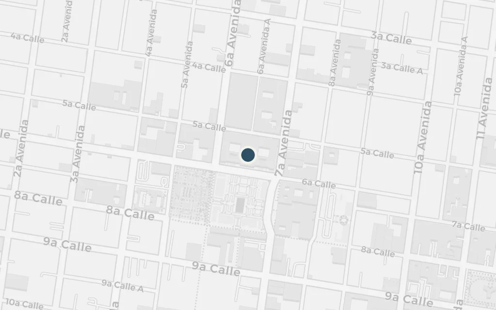 Map of The seat of the President today