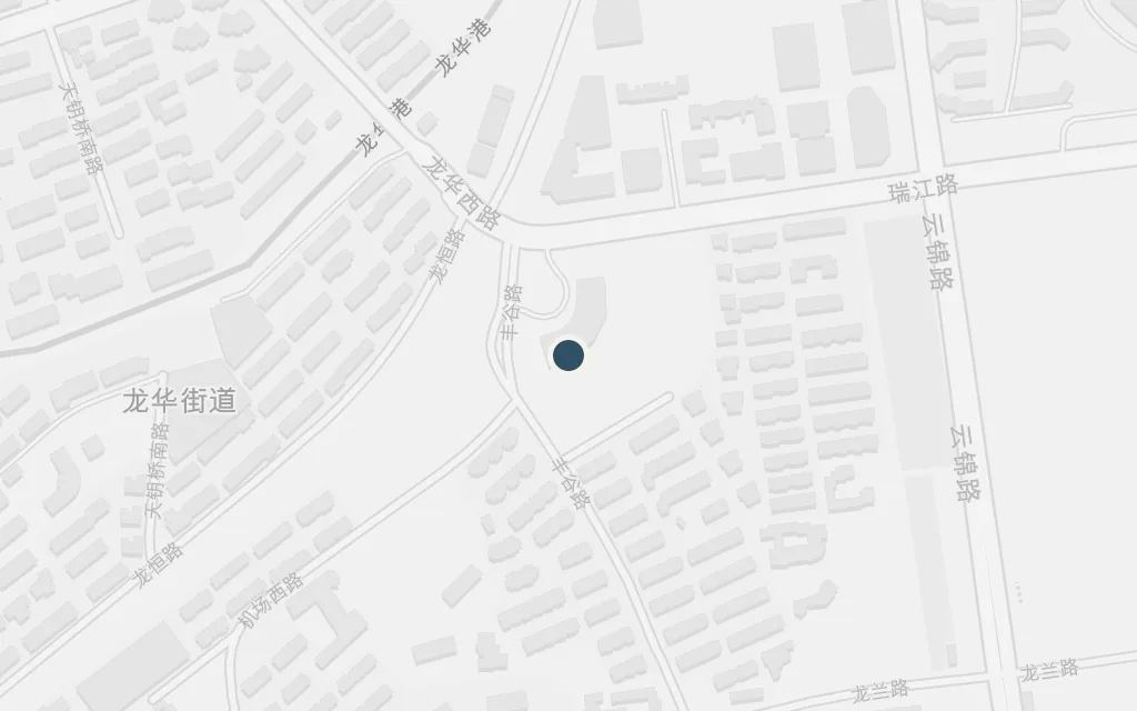 Map of Lunghua pagoda and airfield today