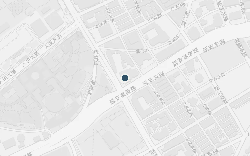 Map of The Shanghai Racecourse today
