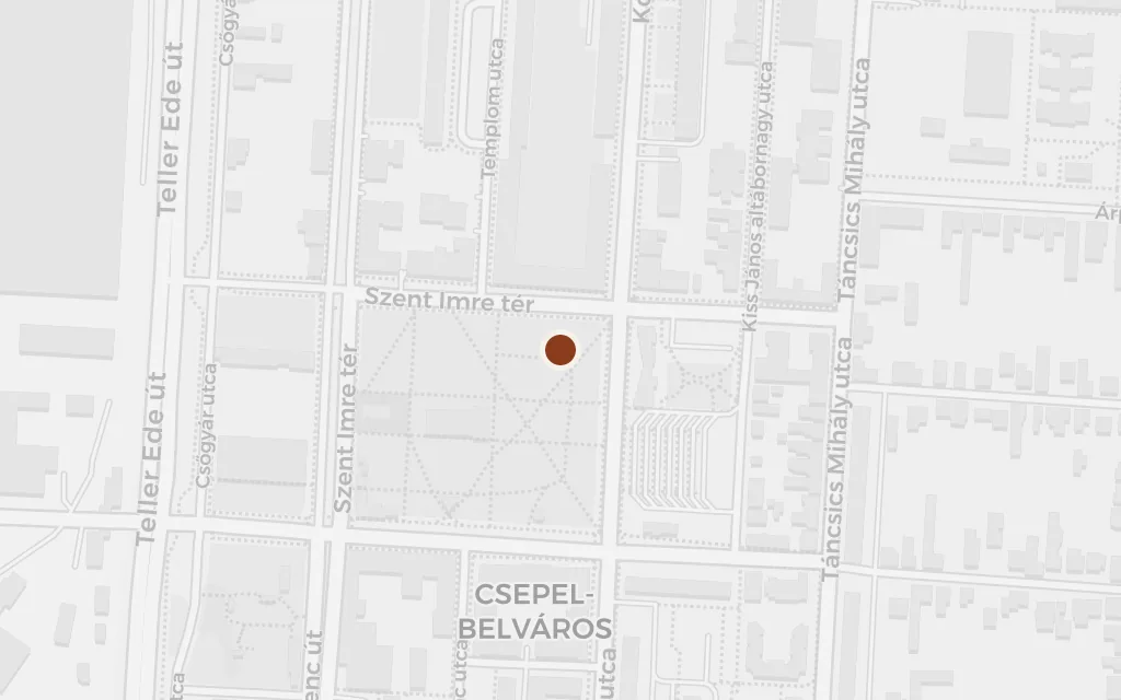 Map of The Shell refinery, Csepel today