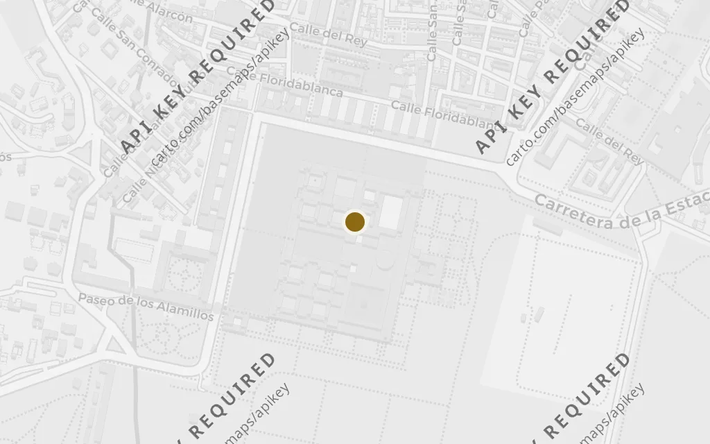 Map of El Escorial today