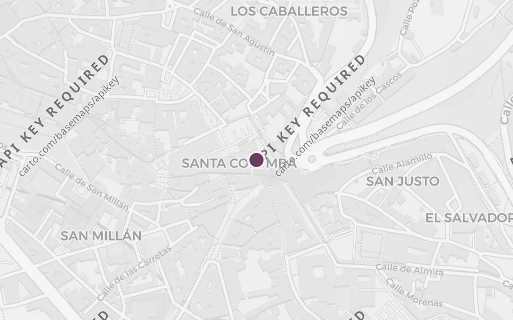 Map of Segovia today