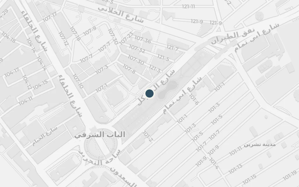 Map of Tahrir Square today