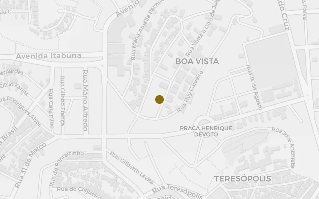 Map of Nacib's Vesúvio Bar today