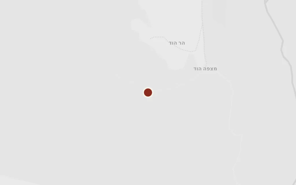 Map of Bab al-Shams (the cave) today