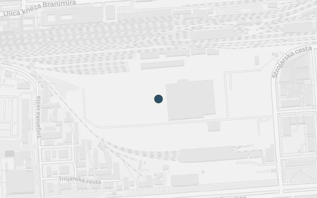 Map of The Jurić family's flat, Zagreb today