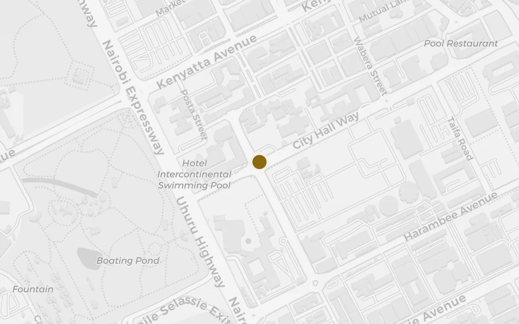 Map of The construction site today