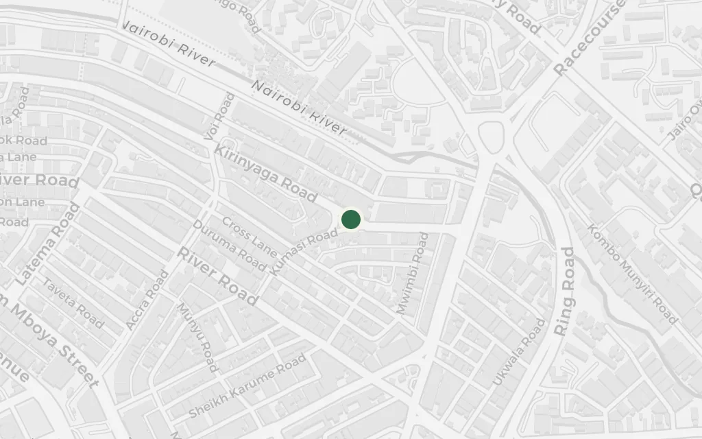 Map of River Road (the drinking dens) today