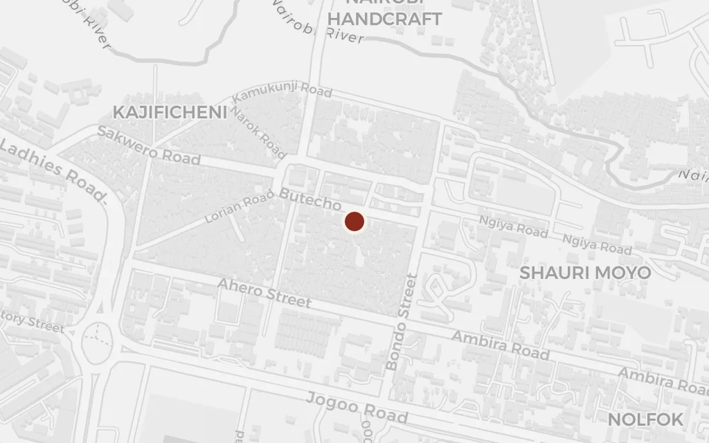 Map of The shanty room today