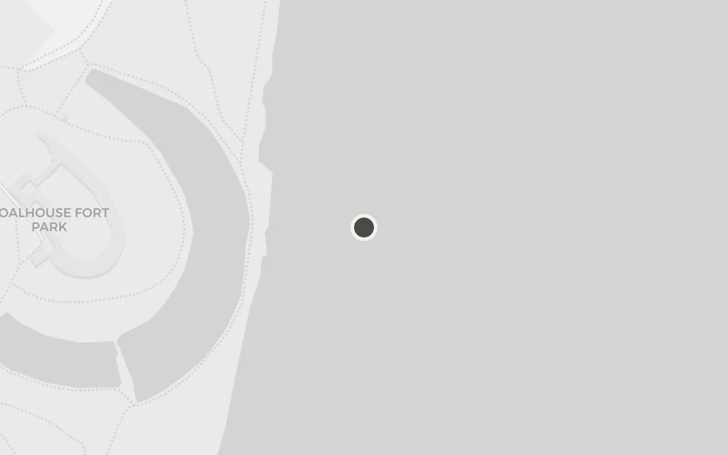 Map of The reaches below Gravesend today