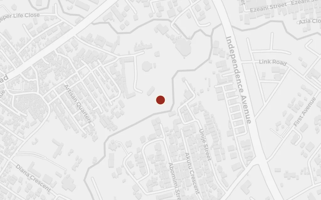 Map of Enugu, Biafra's first capital today