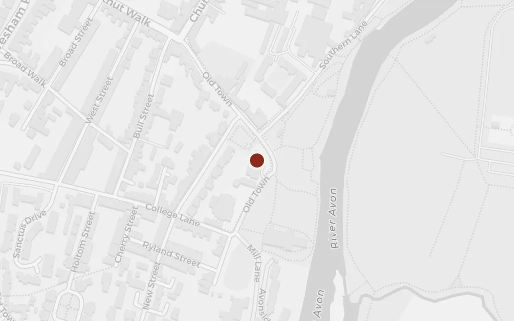 Map of Holy Trinity Church today