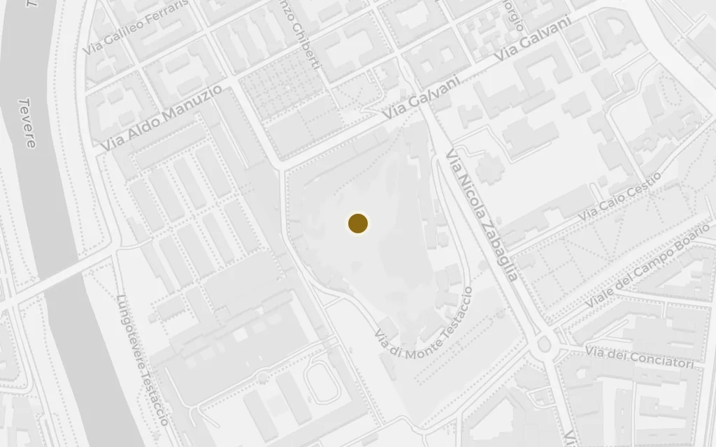 Map of Testaccio today