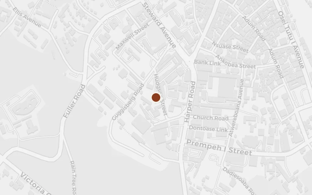 Map of Kumasi, capital of Asante today