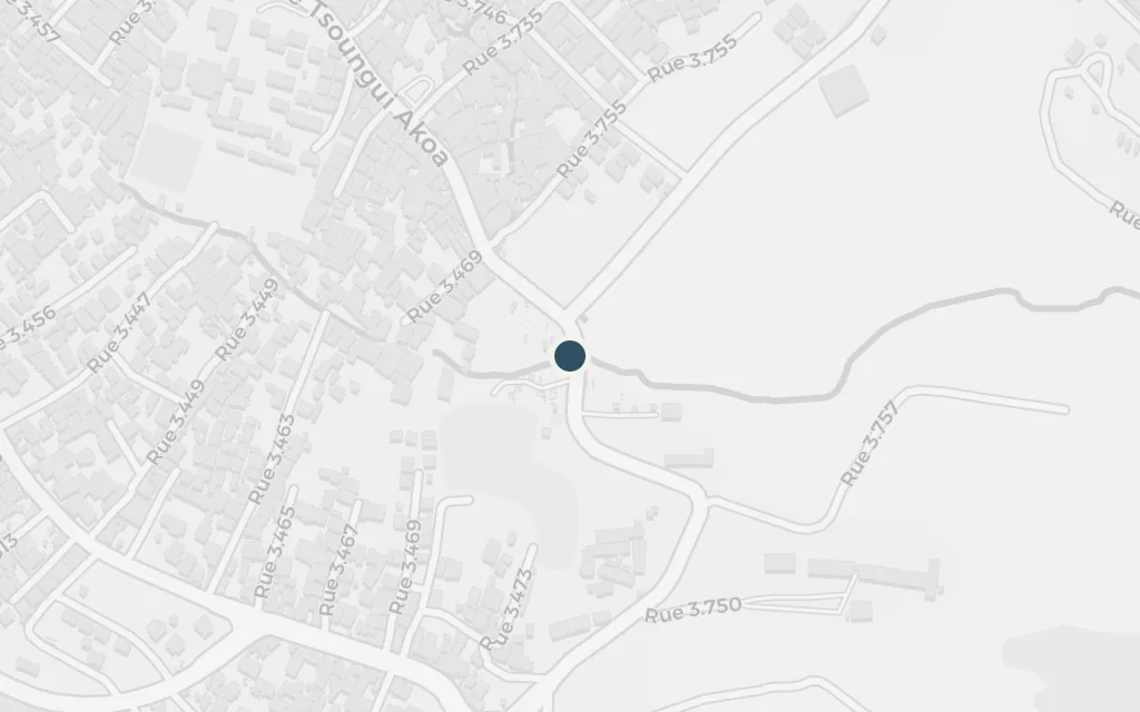 Map of Yaoundé, seat of the administration today
