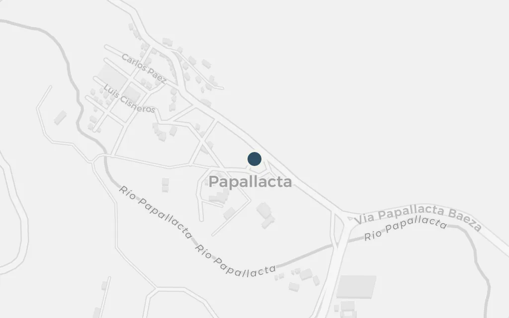 Map of The road toward the eastern cordillera today
