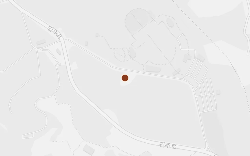 Map of The May 18th National Cemetery today
