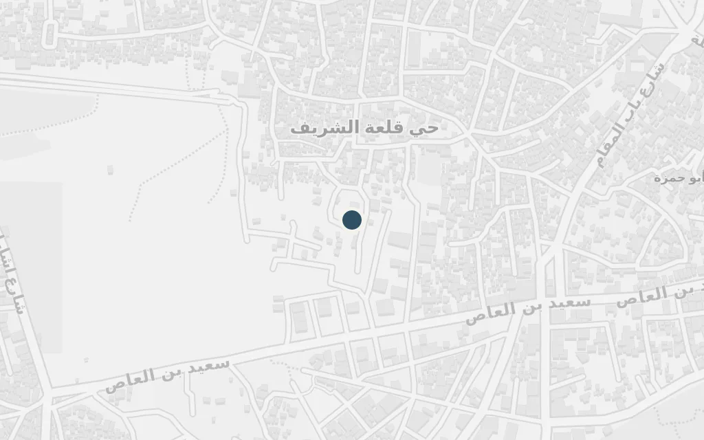 Map of The Citadel of Aleppo today