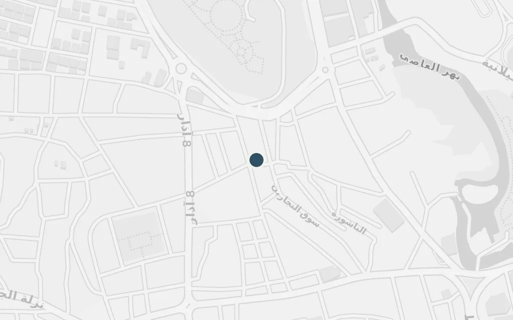 Map of Hama today