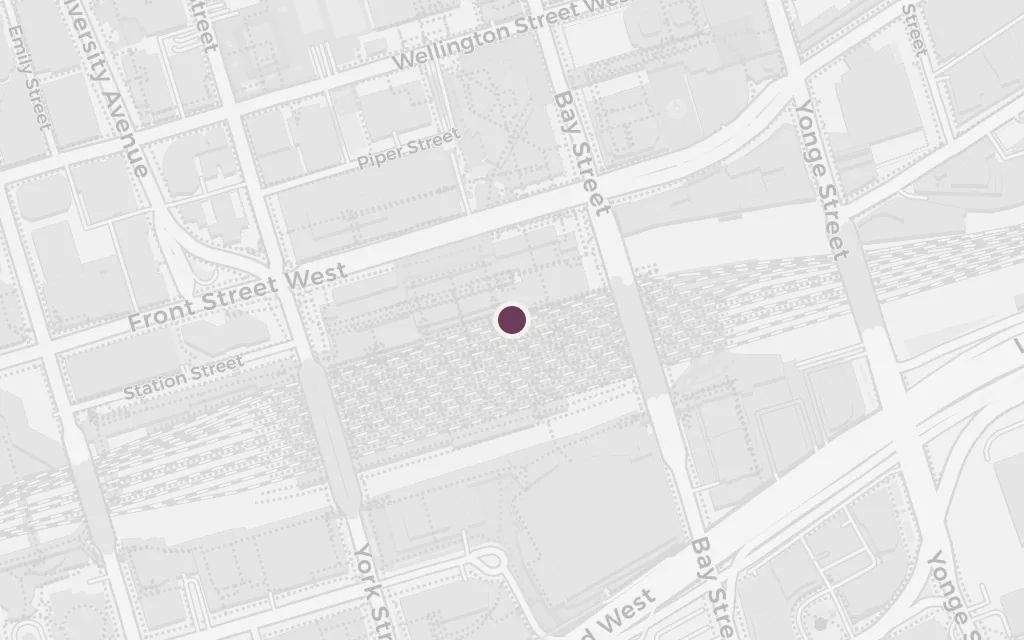Map of The lakeshore and downtown today