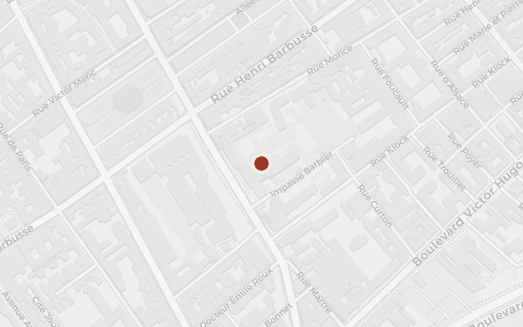 Map of La Garenne-Rancy today