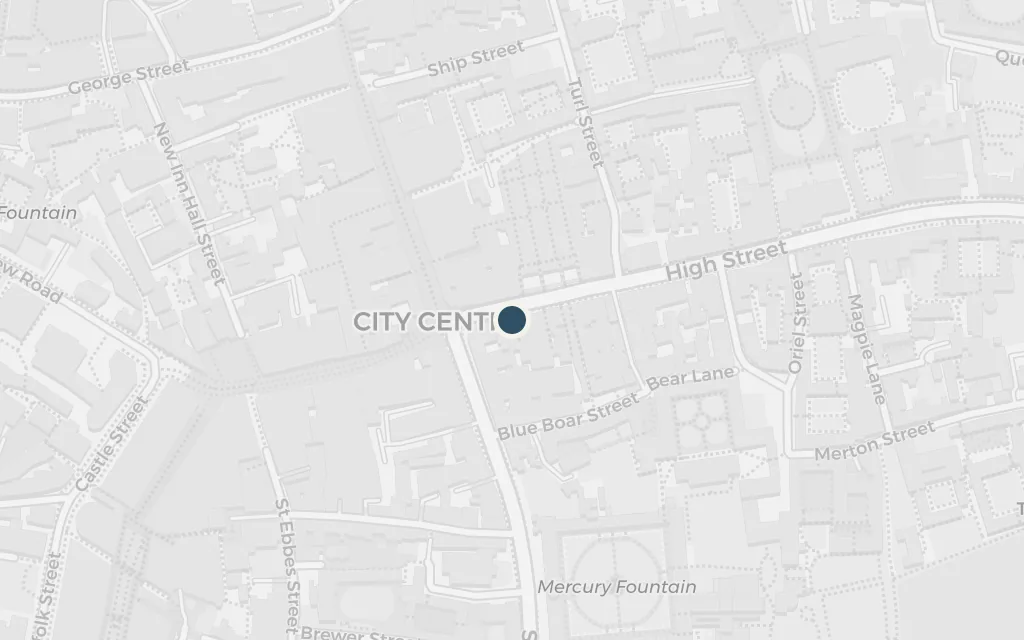 Map of Christminster today