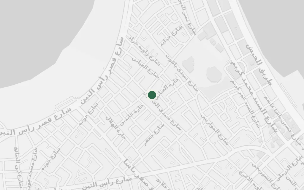 Map of The Arab quarter (Melissa's world) today