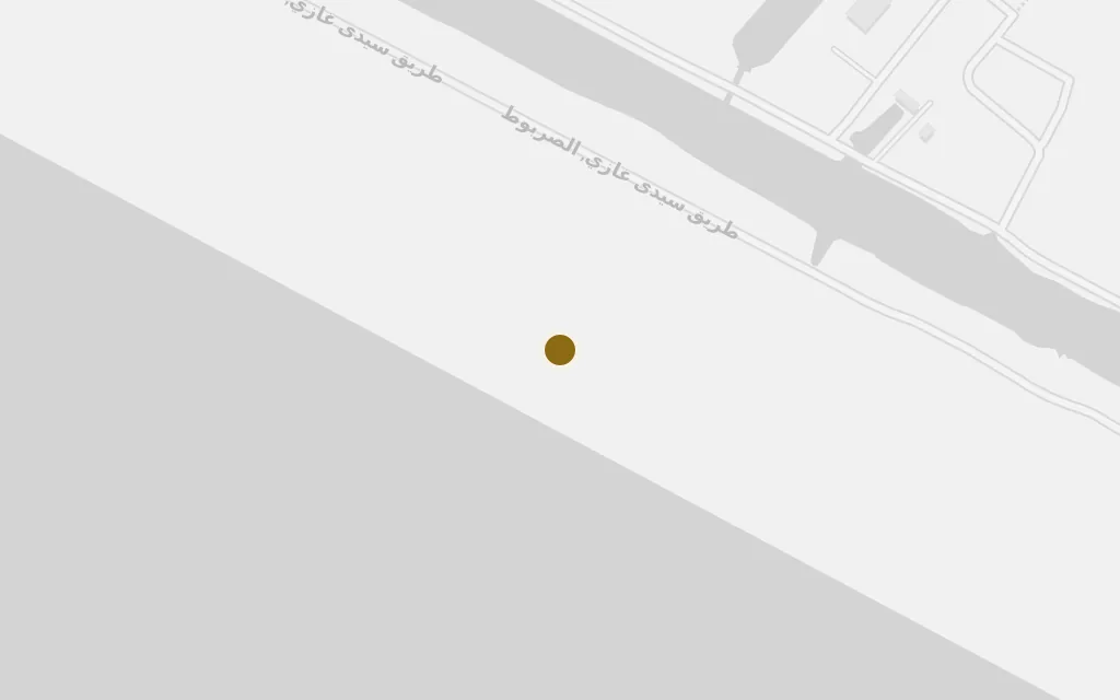 Map of Lake Mareotis (the duck shoot) today
