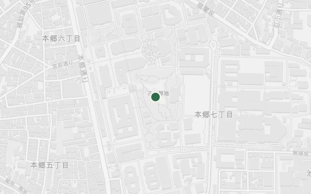 Map of The university today