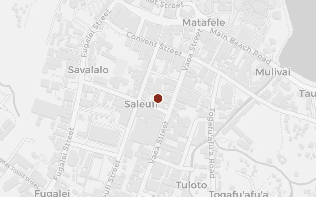 Map of Apia (the town) today