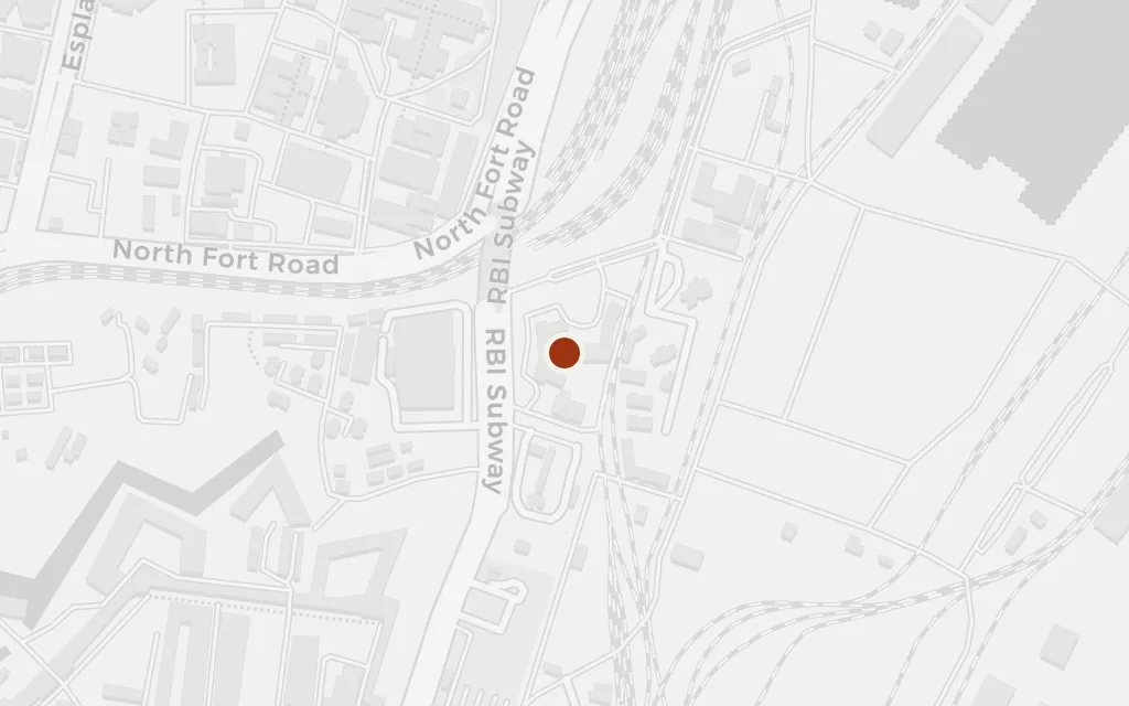 Map of The port of Madras today