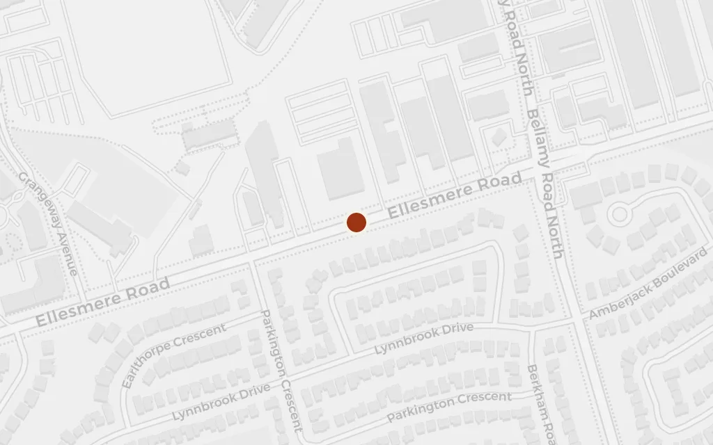 Map of Scarborough, Toronto today