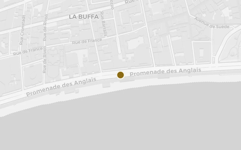 Map of Nice, the Promenade des Anglais (Amy abroad) today