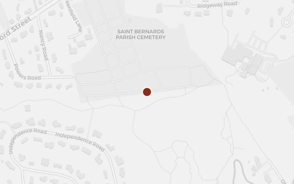 Map of The Laurence house next door today