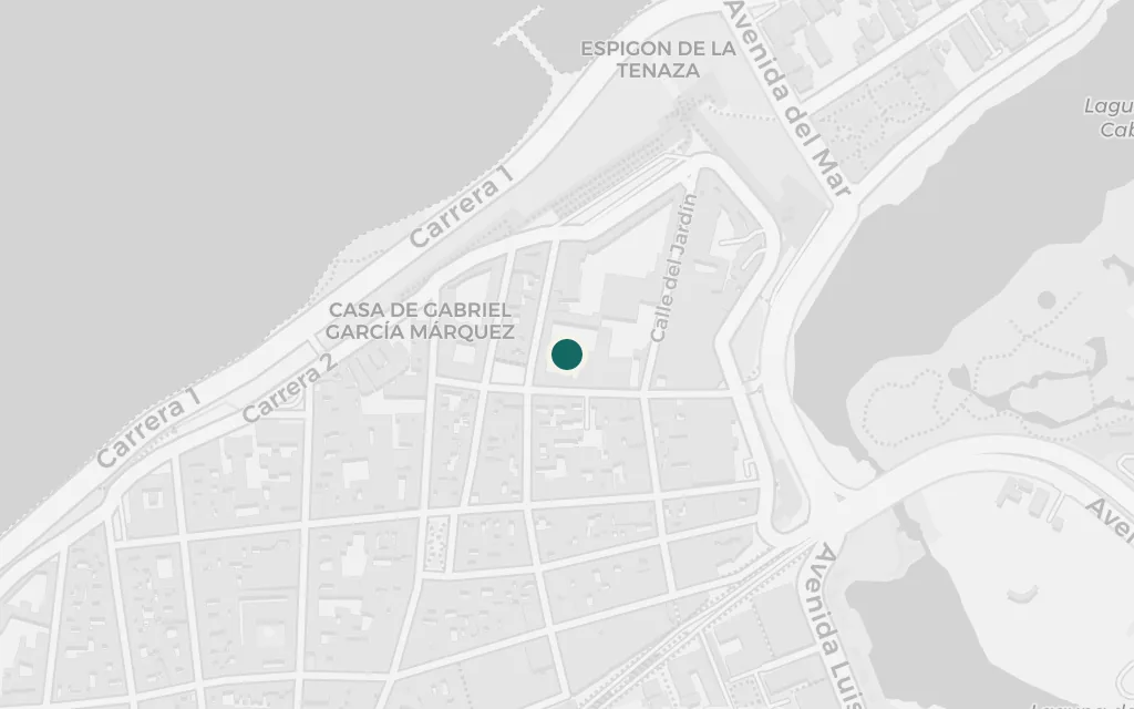 Map of Las Bóvedas, the vaults in the walls today