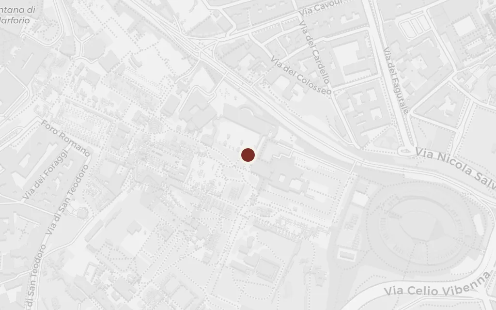 Map of Temple of Venus and Roma today