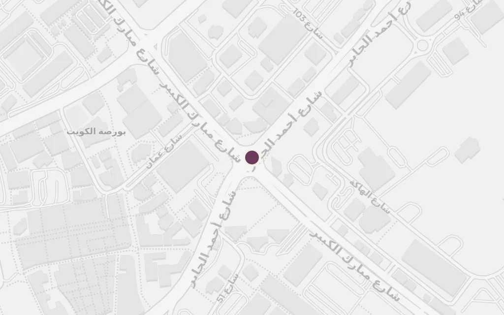 Map of Kuwait City today