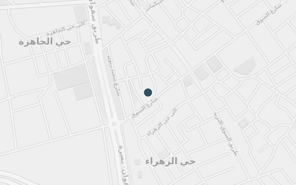 Map of Safwan (the Iraq–Kuwait border) today