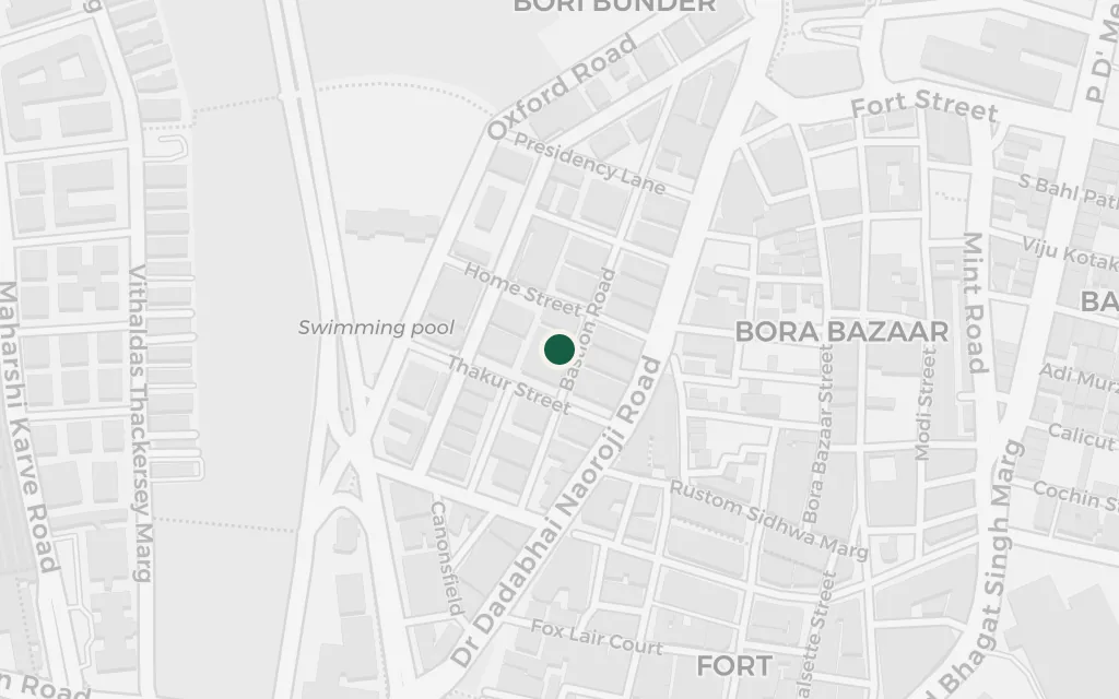 Map of Cathedral and John Connon School, Fort today