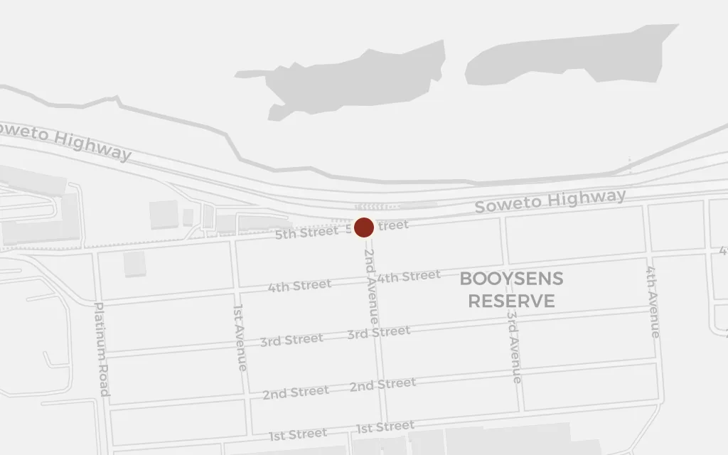 Map of The gold mines today
