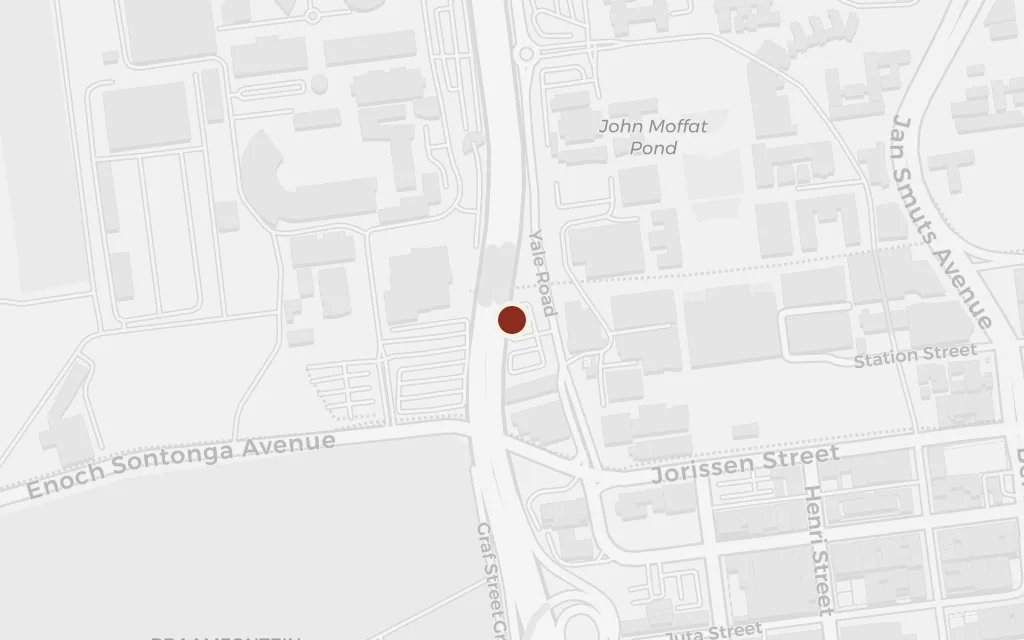 Map of Vrededorp (the streets and the raids) today