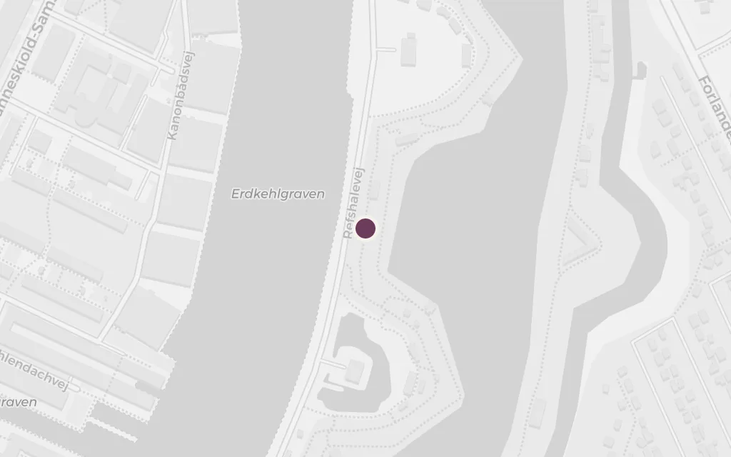 Map of The harbour and the archives today