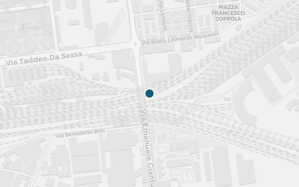 Map of The Cerullo shoemaker's shop today