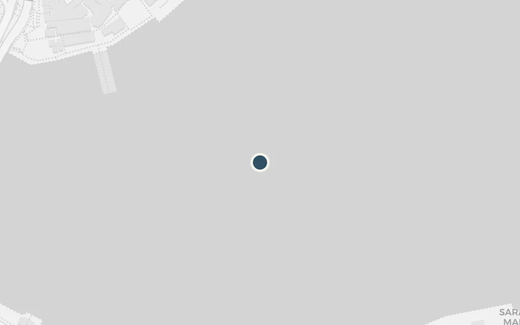 Map of The city in snow today